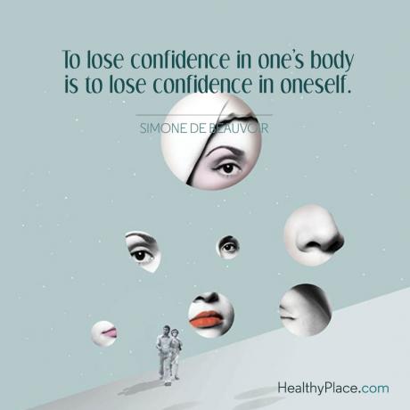 Syömishäiriöiden tarjous - Luottamuksen menettäminen vartaloon menettää itseluottamuksen.