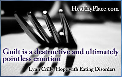 Syömishäiriöitä koskeva tarjous - Syyllisyys on tuhoisa ja lopulta turha tunne.