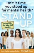 Hanki Stand Up for Mental Health -painikkeet verkkosivustoon, blogiin ja sosiaaliseen profiiliin