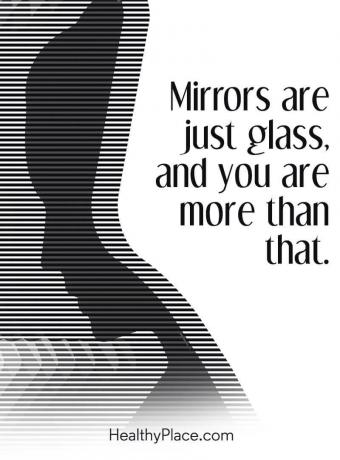 Syömishäiriöiden tarjous - Peilit ovat vain lasia ja sinä olet enemmän.