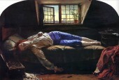 Henry Wallisin maalaus "Chattertonin kuolema" kuvaa miestä, joka teki itsemurhan arseenilla